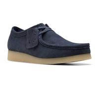 Clarks Mixte Wallabeeevo Botte Oxford, Bleu Marine/Daim, 40 EU