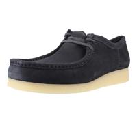 Clarks Mixte Wallabeeevo Botte Oxford, Bleu Marine/Daim, 40 EU