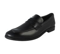 Clarks Mocassin Habillé Homme Noir À Enfiler Style Loafer Brandon Step