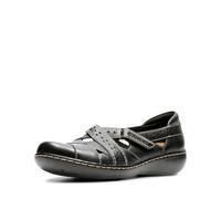 Clarks Mocassins Ashland Spin Q pour Femme, Pointure 1, Noir, 39.5 EU