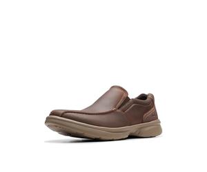 Clarks Mocassins Bradley Step pour Homme, Taille de modèle AD, Cuir ciré d'abeille, 11 UK Wide