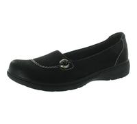 Clarks Mocassins Carleigh Lulin pour Femme, Noir/Nubuck, 44 EU