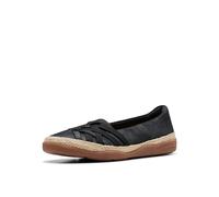Clarks Mocassins Elaina Petal pour Femme, Daim Noir, 40.5 EU