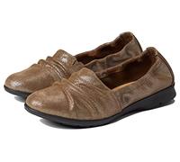 Clarks Mocassins Jenette Ruby pour Femme, Daim métallique étain, 39 EU