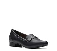 Clarks Mocassins Juliet Bay pour femme, cuir noir, 40 EU