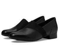 Clarks Mocassins Juliet Gem pour Femme, Cuir Noir, 38 EU