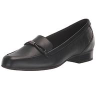 Clarks Mocassins Juliet Shine pour Femme, Cuir Noir, 39 EU