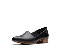 Clarks Mocassins Juliet Trim pour Femme, Cuir Noir, 37 EU