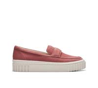 Clarks Mocassins Mayhill Cove, daim, rouge, pour femme, rouge, 39 EU