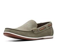 Clarks Mocassins Morven Sun pour Homme, Vert, 42 EU