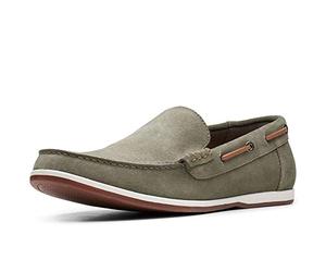 Clarks Mocassins Morven Sun pour Homme, Vert, 42 EU
