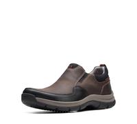Clarks Mocassins Walpath Step pour Homme, Cuir Marron foncé, 7 US
