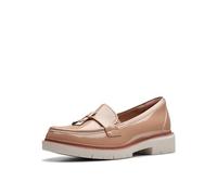 Clarks Mocassins Westlynn Bella pour Femme, Synthétique Beige Chaud, 41 EU