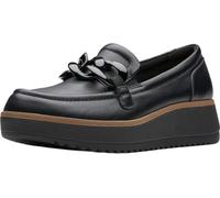 Clarks Mocassins Zylah May pour femme, cuir noir, 38 EU
