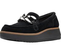 Clarks Mocassins Zylah May pour Femme, Daim Noir, 37 EU