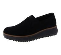 Clarks Mocassins Zylah Sky pour Femme, Daim Noir, 38 EU