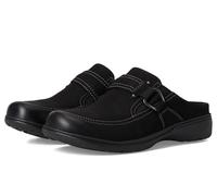 Clarks Mule Carleigh Viola pour femme, Noir/nubuck, 41 EU