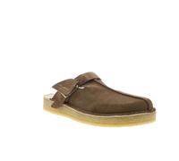 Clarks Mule Trek pour homme, Daim caramel, 41.5 EU