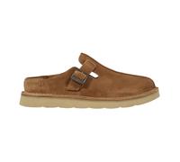 Clarks - Mules Homme en Cuir Suédé avec Boucle - Homme - Chaussures - Beige - Taille: 42 EU