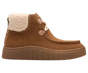 Clarks Mykah Izzy Womens Dark Tan Suede, 5.5