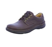 Clarks Nature Three, Derby homme - Marron (Mahogany Leather), 41.5 EU