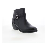 Clarks Neva Buckle bottillon pour femmes en cuir noir