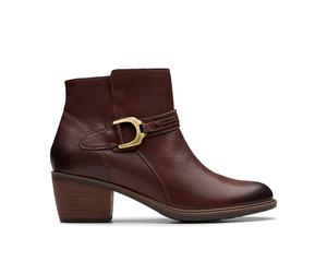 Clarks Neva Buckle Womens British Tan, 5.5