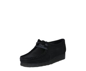 Clarks Originals Chaussure basse 'Wallabee' noir, Taille 35,5