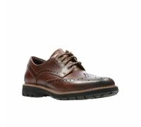 Clarks Originals Hommes Batcombe Wing Cuir Brun Foncé, Brogue UK 7, 8, 9, 10 G