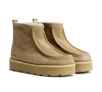 Clarks Originals Meare Rooey Bottes Beiges Pour Femmes En Suède - EUR 38