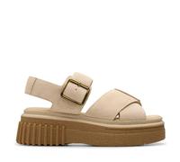 Clarks Originals Mixte Evamar Wish Shoe, Ecru Suede, 39.5 EU