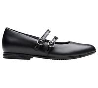 Clarks Originals Mixte Finja Bar Y. Shoe, Black Leather, 37.5 EU