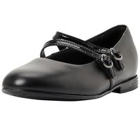Clarks Originals Mixte Finja Bar Y. Shoe, Black Leather, 40 EU