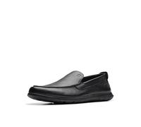 Clarks Originals Mixte Flexway Step Shoe, Black Leather, 42 EU