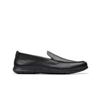 Clarks Originals Mixte Flexway Step Shoe, Black Leather, 45 EU