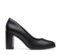 Clarks Originals Mixte Freva85 Court Shoe, Black Leather, 37.5 EU