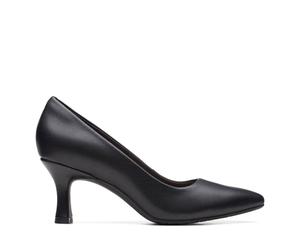 Clarks Originals Mixte Kataleyna Gem Shoe, Black Leather, 36 EU