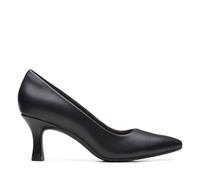Clarks Originals Mixte Kataleyna Gem Shoe, Black Leather, 37.5 EU