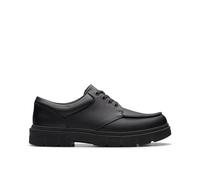 Clarks Originals Mixte Lorcam Edge Y Shoe, Black Leather, 43 EU