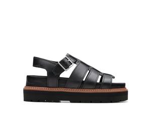Clarks Originals Mixte Orianna Twist Sandal, Noir, 39 EU