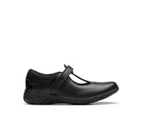 Clarks Originals Mixte Relda Gem K. Shoe, Black Leather, 35 EU