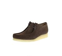 Clarks ORIGINALS Mixte Wallabee Chaussures à Lacets, Marron foncé-Daim, 41 EU