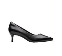 Clarks Originals Mixte Zarey Court Shoe, Black Leather, 39 EU
