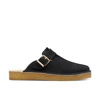 Clarks Originals Trek Mule Chaussures en daim pour homme, Noir , 42 EU