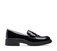 Clarks Orinoco 2 Penny Mocassins en cuir verni Noir Pointure 38