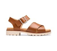 Clarks - Orinoco Cross Sandal - Femme - Chaussures - Brun - Taille: 41 1/2 EU