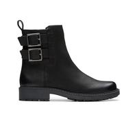 Clarks Orinoco2 Bay Womens Black Leather, 7.5