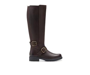 Clarks Orinoco2 Tall Womens Dark Brown Lea, 5