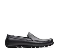 Clarks Oswick Chaussures en Cuir uni Noir Taille 39, Noir, 39.5 EU