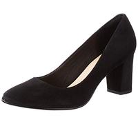 Clarks Pompe Aubrie Sun pour Femme, Daim Noir., 40 EU